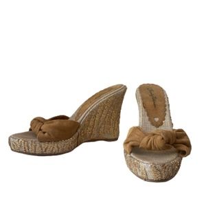 Beverly Feldman Party Girl Sequin Wedge Heel Shoe